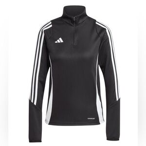 Adidas women’s Tiro 24 Slim-Fit‎ Performance 3-Stripes Track Jacket black small